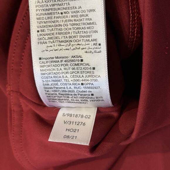 Athleta Elation Train 7/8 Tight Legging Brick Red Color Medium Excellent!! - Picture 5 of 6